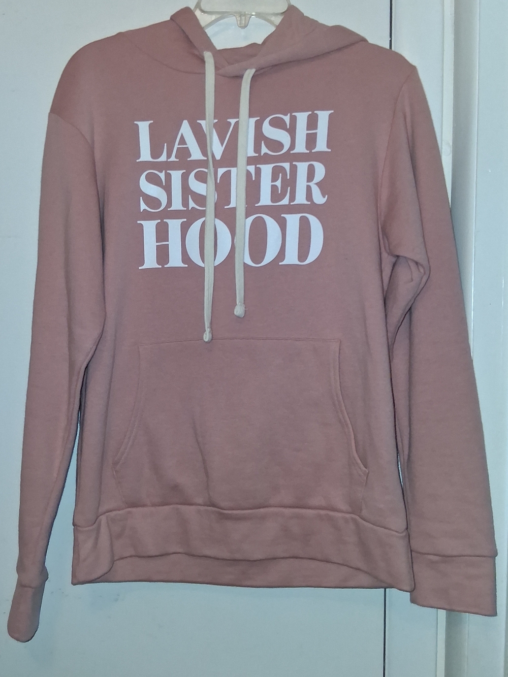 Next Level Apparel Mauve Pink Lavish Sisterhood Hoodie